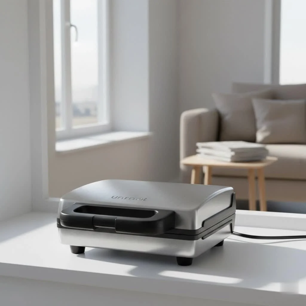 3-in-1 sandwich maker with interchangeable plates